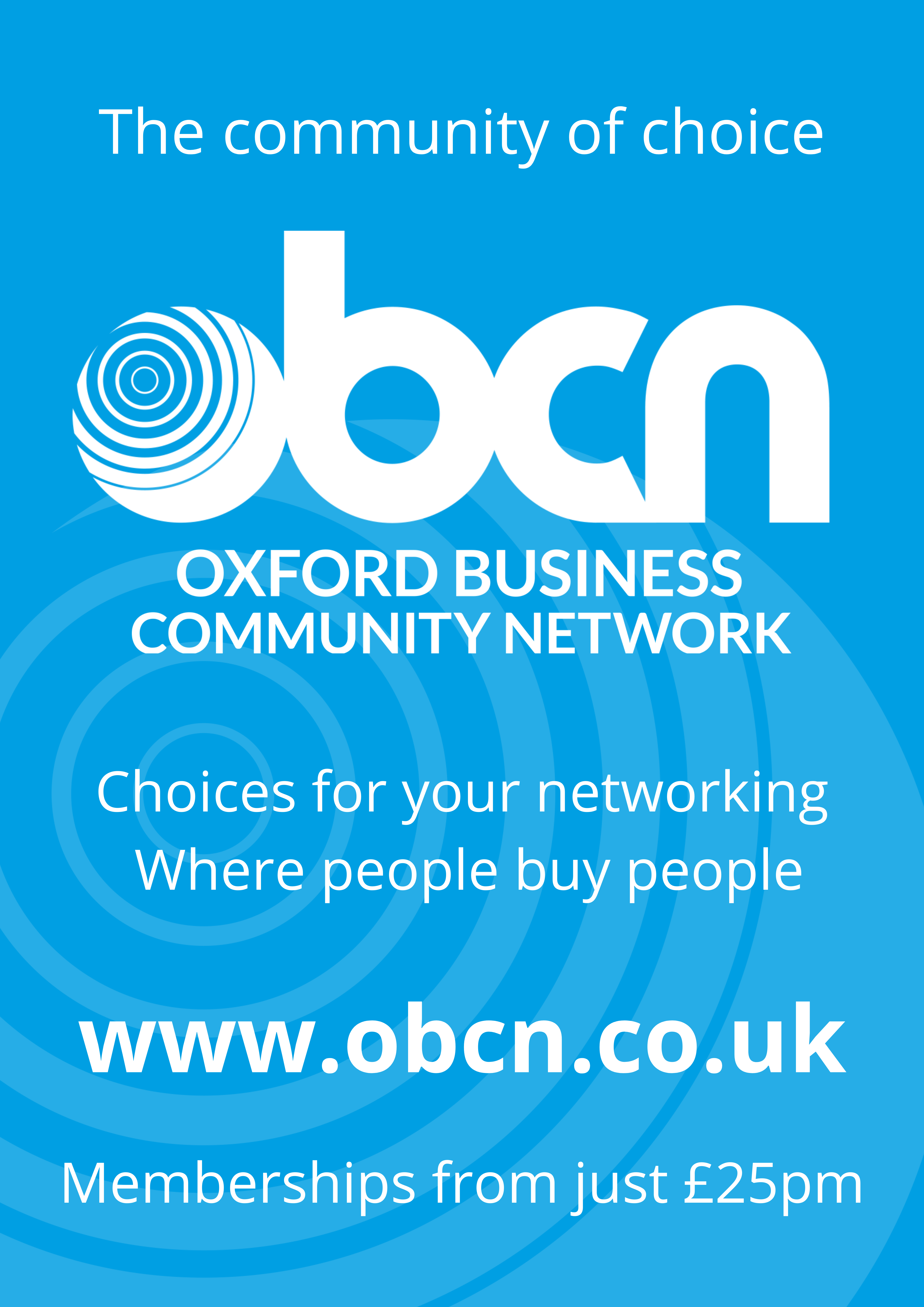 Join OBCN today from just £25 per month